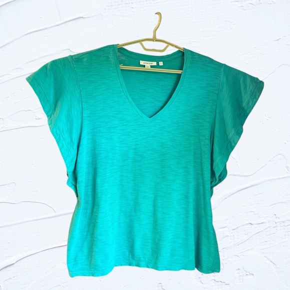 Chicos Womens Butterfly Blouse Size XL Or 3 Boho‎ Boheman Hippie Cotton Soft - Picture 1 of 11